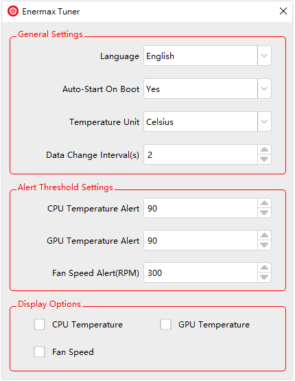 Enermax Tuner Software