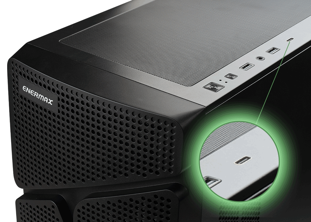 built-in USB 3.2 Gen1 Type A and USB 3.2 Gen2 Type C on I/O panel