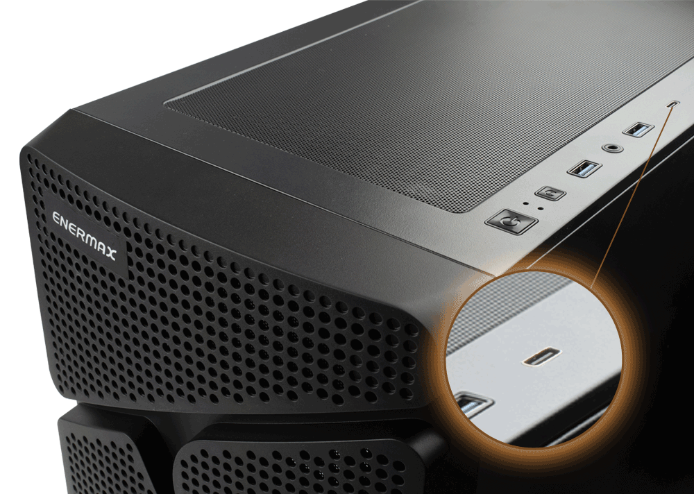 built-in USB 3.2 Gen1 Type A and USB 3.2 Gen2 Type C on I/O panel